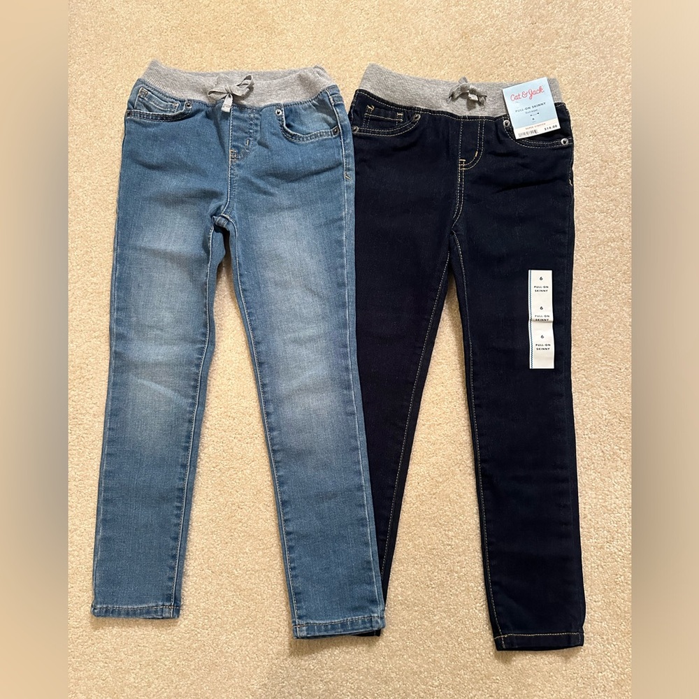 Cat & Jack, Pull On Skinny Jeans NWT & NWOT
Size 6 Girls
Excellent Condition
